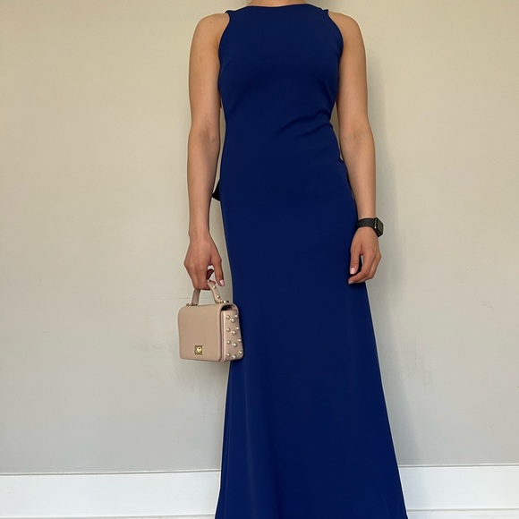 Navy blue dress party/wedding/prom - Picture 2 of 3